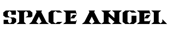 Space Angel Font Image