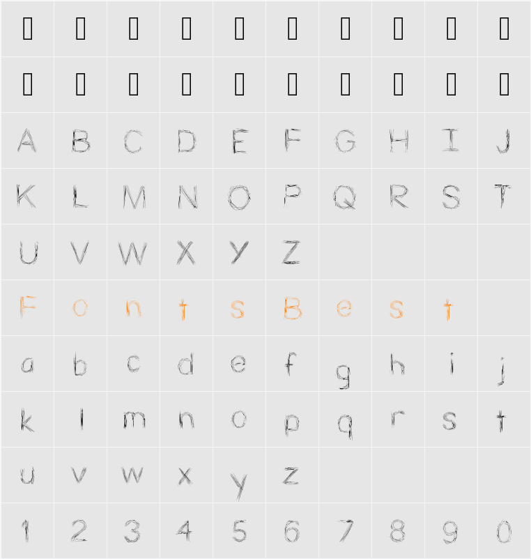 ViaStik Character Map