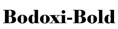 Bodoxi-Bold