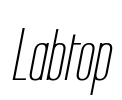 Labtop Font Image