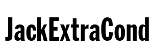 JackExtraCond Font Image