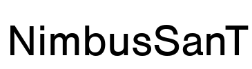 NimbusSanT Font Image