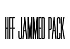 HFF Jammed Pack Font Image