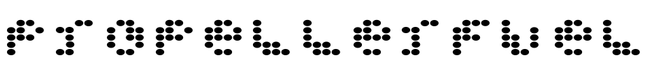 PropellerFuel Font Image