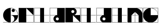 GridRiding Font Image