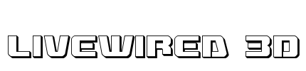 Livewired 3D Font Image