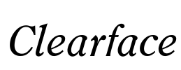 Clearface Font Image