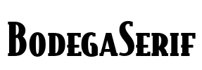 BodegaSerif Font Image