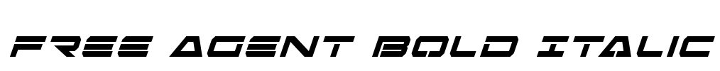 Free Agent Bold Italic