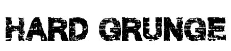 Hard Grunge Font Image