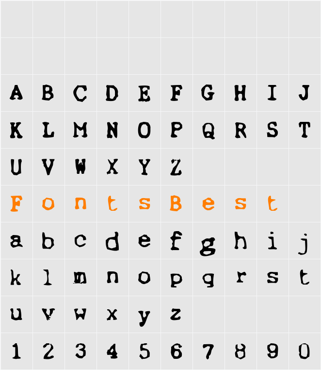 Ernst Character Map