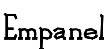 Empanel Font Image
