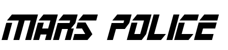 Mars Police Font Image