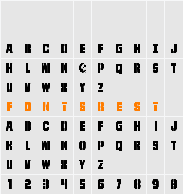 From BOND With Love Condensed Character Map