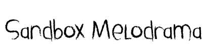 Sandbox Melodrama Font Image