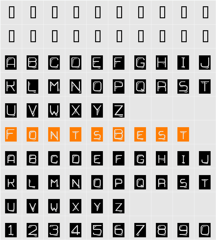 Ruban Dismoi Tryout Character Map