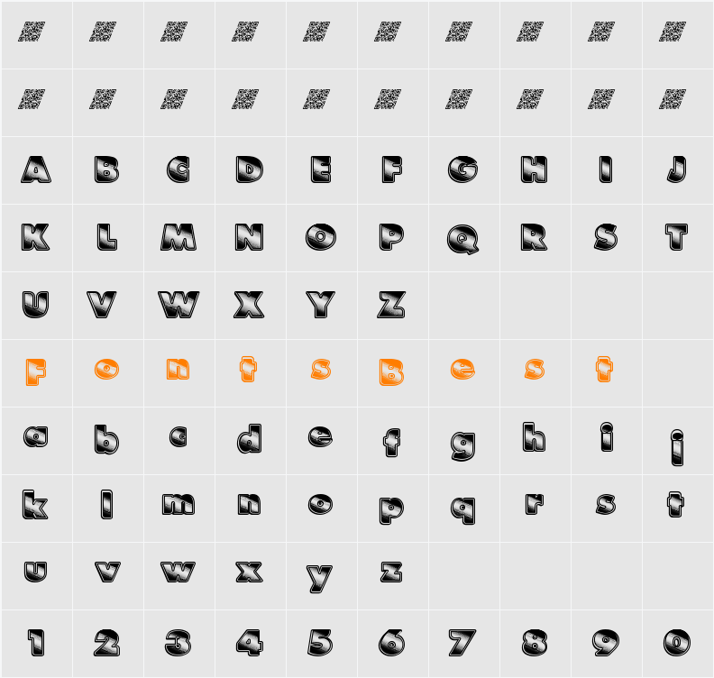 StarDancing Character Map