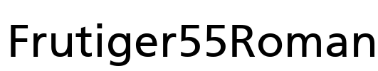 Frutiger55Roman