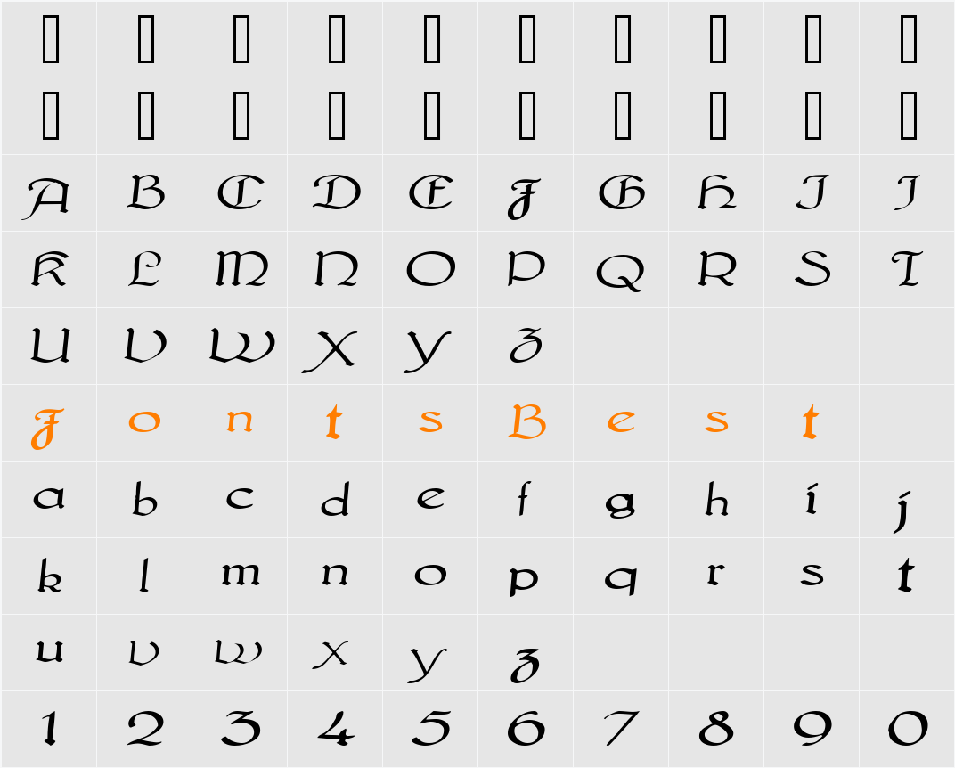 BreakersSSK Character Map