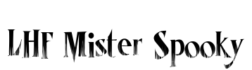 LHF Mister Spooky Font Image