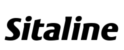 Sitaline Font Image