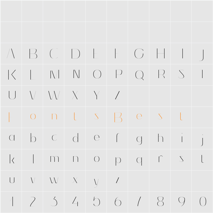 Slim_Slim Character Map