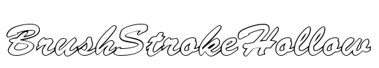 BrushStrokeHollow