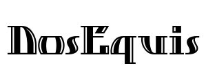 DosEquis Font Image