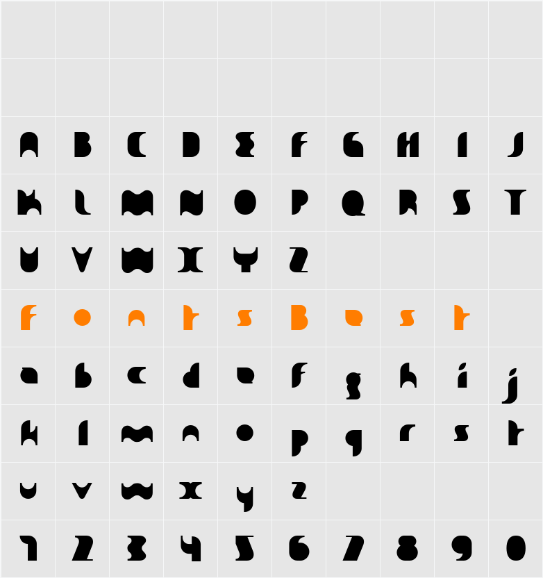 Sakiane Character Map