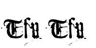 Tfu Tfu Font Image
