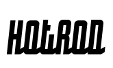 Hotrod Font Image