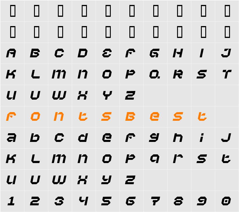 Vaporbyte Character Map