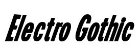 Electro Gothic Font Image
