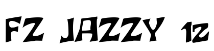 FZ JAZZY 12 Font Image