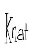 Knat Font Image