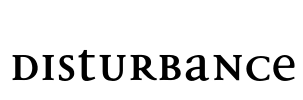 Disturbance Font Image