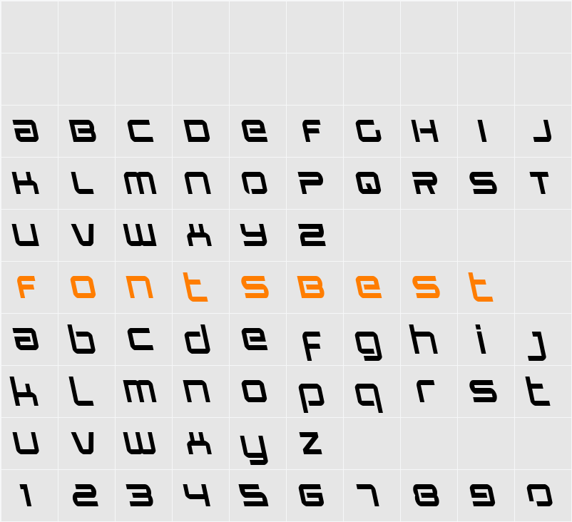 Star Eagle Leftalic Character Map