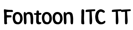 Fontoon ITC TT Font Image