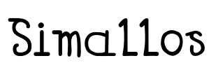 Simallos Font Image
