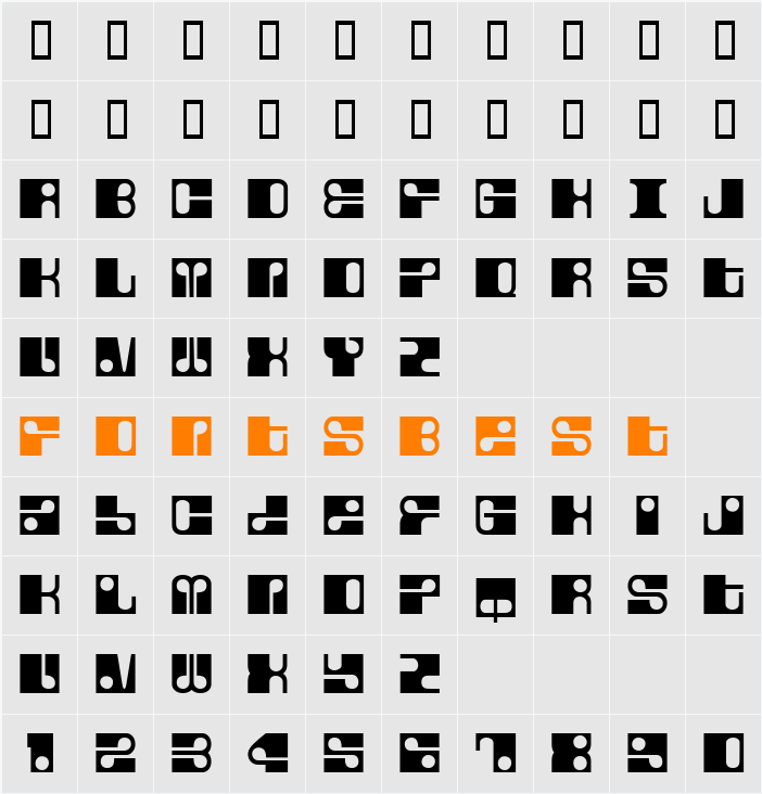Fore Character Map