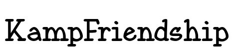 KampFriendship Font Image