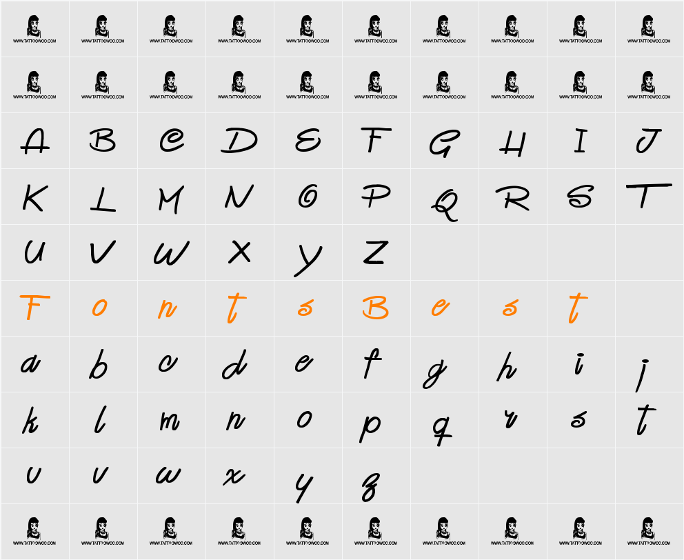Good Day Character Map