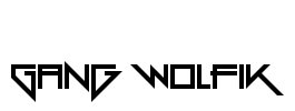 Gang Wolfik Font Image