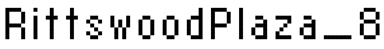 RittswoodPlaza_8 Font Image
