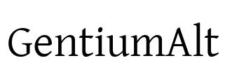 GentiumAlt