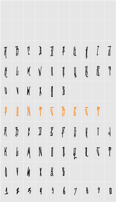 Grafitik Riot Character Map