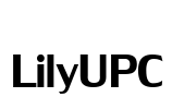 LilyUPC Font Image