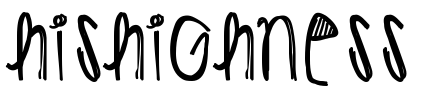 HisHighness Font Image
