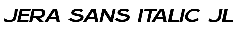 Jera Sans Italic JL