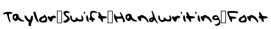 Taylor_Swift_Handwriting_Font